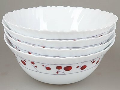 Набор суповых тарелок, 21см, 4шт (Rosenberg), 1224-496