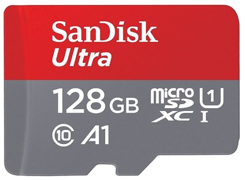 Карта памяти SanDisk Ultra microSDXC Class 10 UHS Class 1 A1 100MB/s 128GB + SD adapter Связной 