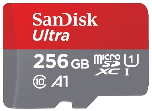 Карта памяти SanDisk Ultra microSDXC Class 10 UHS Class 1 A1 100MB/s 256GB + SD adapter Связной 