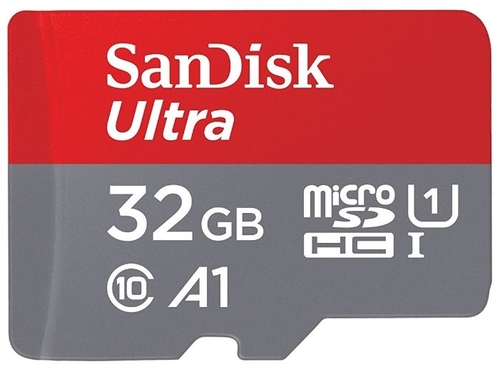 Карта памяти SanDisk Ultra microSDHC Class 10 UHS Class 1 A1 98MB/s 32GB + SD adapter Связной 