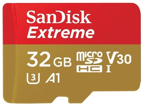 Карта памяти SanDisk Extreme microSDHC Class 10 UHS Class 3 V30 A1 32GB Связной 