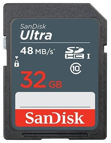 Карта памяти SanDisk Ultra SDHC Class 10 UHS-I 48MB/s 32GB Связной 