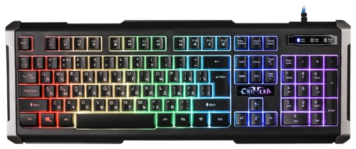 Клавиатура Defender Chimera GK-280DL RU RGB Black USB ТЕХНО 