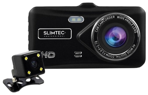 Видеорегистратор Slimtec Dual X5, 2 камеры ТЕХНО 