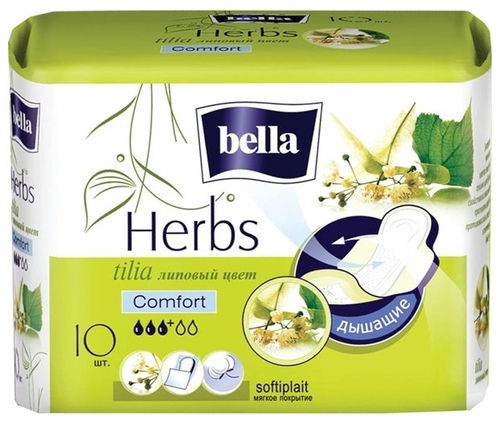 Bella прокладки Herbs tilia comfort softiplait