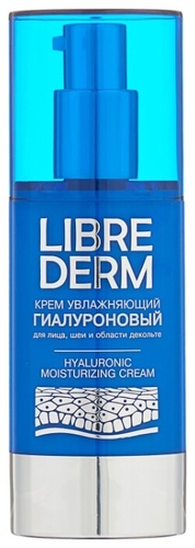 Librederm Hyaluronic Moisturising Cream крем гиалуроновый увлажняющий для лица, шеи и декольте Тианде 
