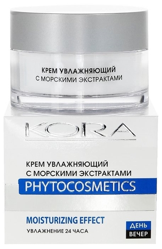 Kora Phytocosmetics Крем увлажняющий с морскими экстрактами для лица, шеи и области декольте Тианде 
