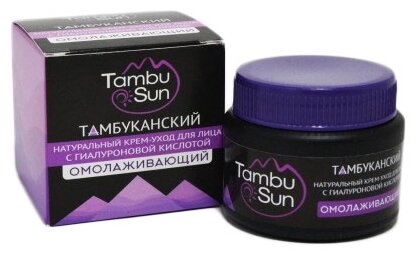Tambusun Тамбуканский натуральный крем-уход для лица Омолаживающий с гиалуроновой кислотой Тианде 