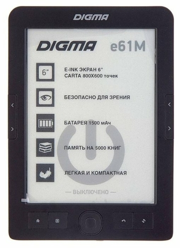 Электронная книга DIGMA е61M