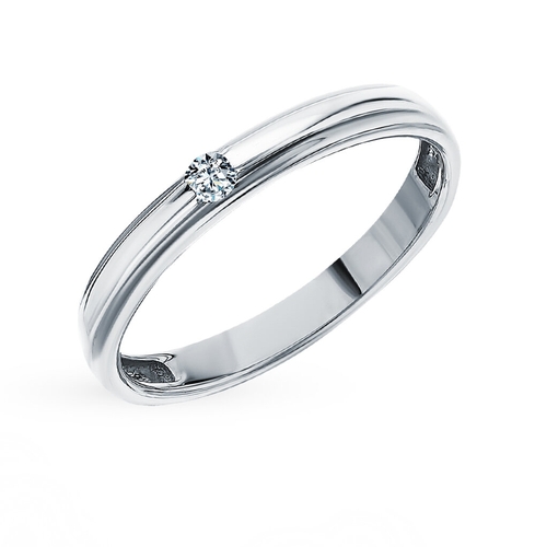 Золотое кольцо SUNLIGHT «Обручальные кольца» (модель 1-469-103Б*)