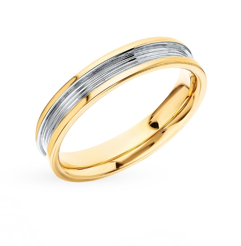 Золотое кольцо SUNLIGHT «Обручальные кольца» Царское золото Солигорск