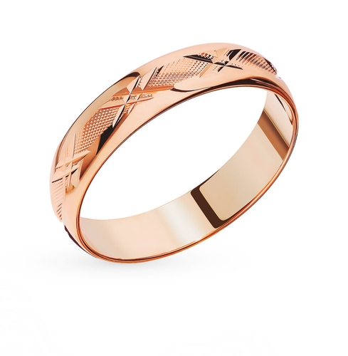 Золотое обручальное кольцо SUNLIGHT «Обручальные кольца» (модель 632-4*)