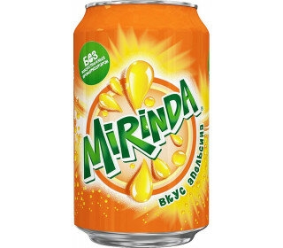 Газированный напиток MIRINDA, 0,33л, упаковка Веста Светлогорск
