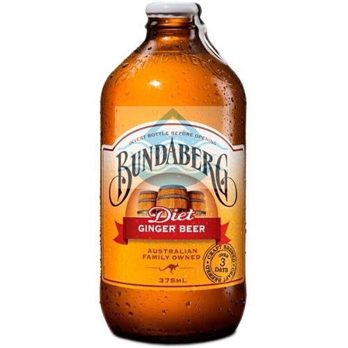 Напиток «Bundaberg» Ginger Beer - Имбирный напиток, 0.375л, стекло (Низкокалорийная версия) Веста 