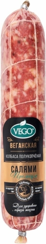 Колбаса веганская полукопченая Салями Vego премиум, 400 г
