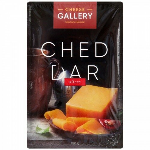 Сыр Cheese Gallery Чеддер красный 50 %, 150 г Веста 