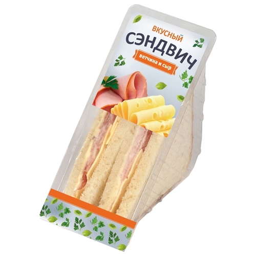 Русский мороз Замороженный сэндвич ветчина Виталюр Несвиж
