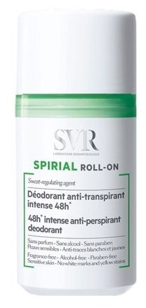 SVR дезодорант-антиперспирант, ролик, Spirial Roll-On