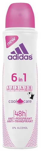 Adidas дезодорант-антиперспирант, спрей, Cool Care 6 in 1