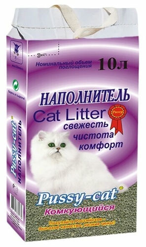 Комкующийся наполнитель Pussy-Cat 10 л Zoobazar Барановичи