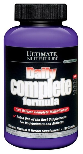Минерально-витаминный комплекс Ultimate Nutrition Daily Complete Formula (180 таблеток) Zoobazar 