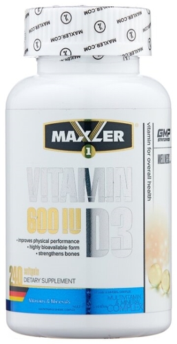 Минерально-витаминный комплекс Maxler Vitamin D3 Zoobazar Жодино