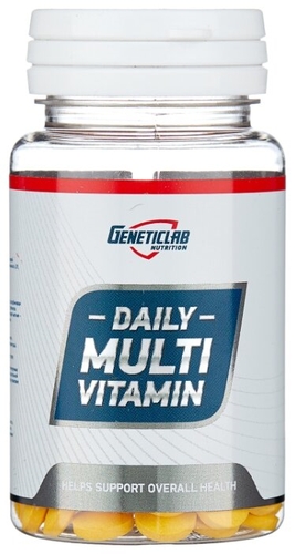 Мультивитамины Geneticlab Nutrition Multivitamin Daily (60 таблеток) Zoobazar 