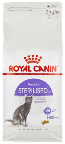 Корм для стерилизованных кошек Royal Canin 37 2 кг Zoobazar 