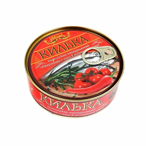 Килька балтийская с чили в томатном соусе 