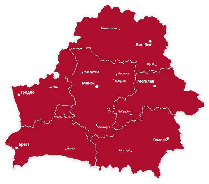 карта Республики Беларусь